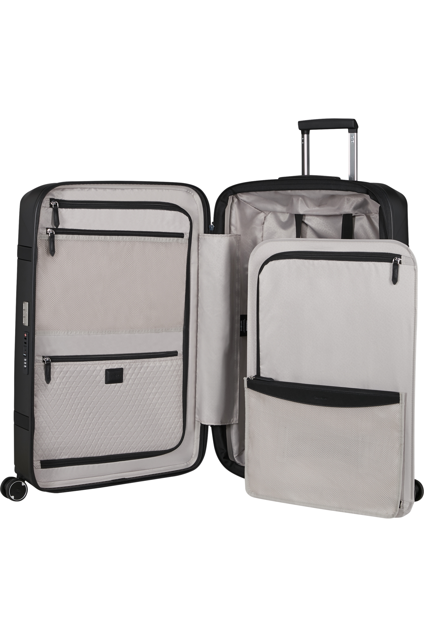 Image Valise 4 roues extensible 75cm - Noir