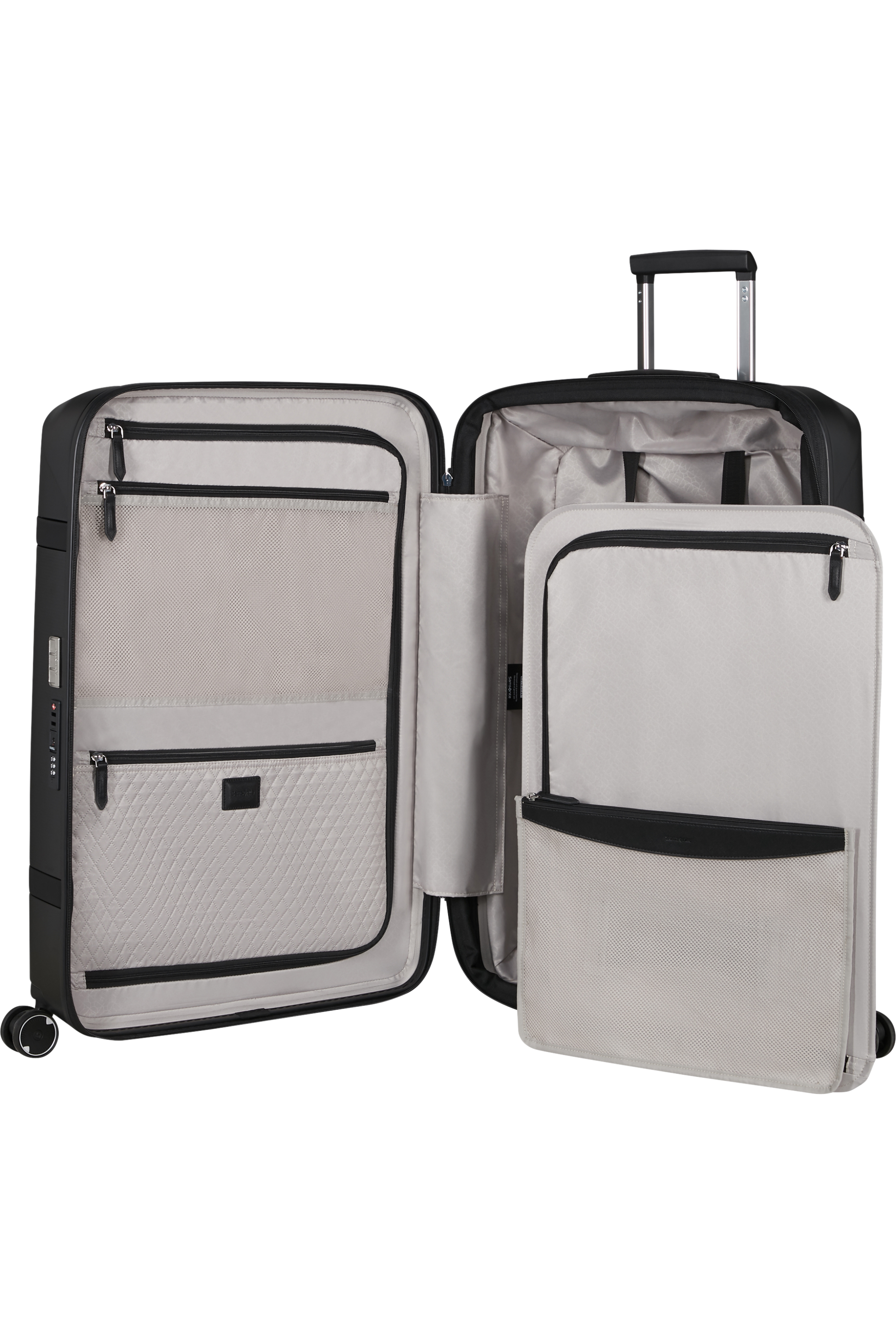 Image Valise 4 roues extensible 75cm - Noir