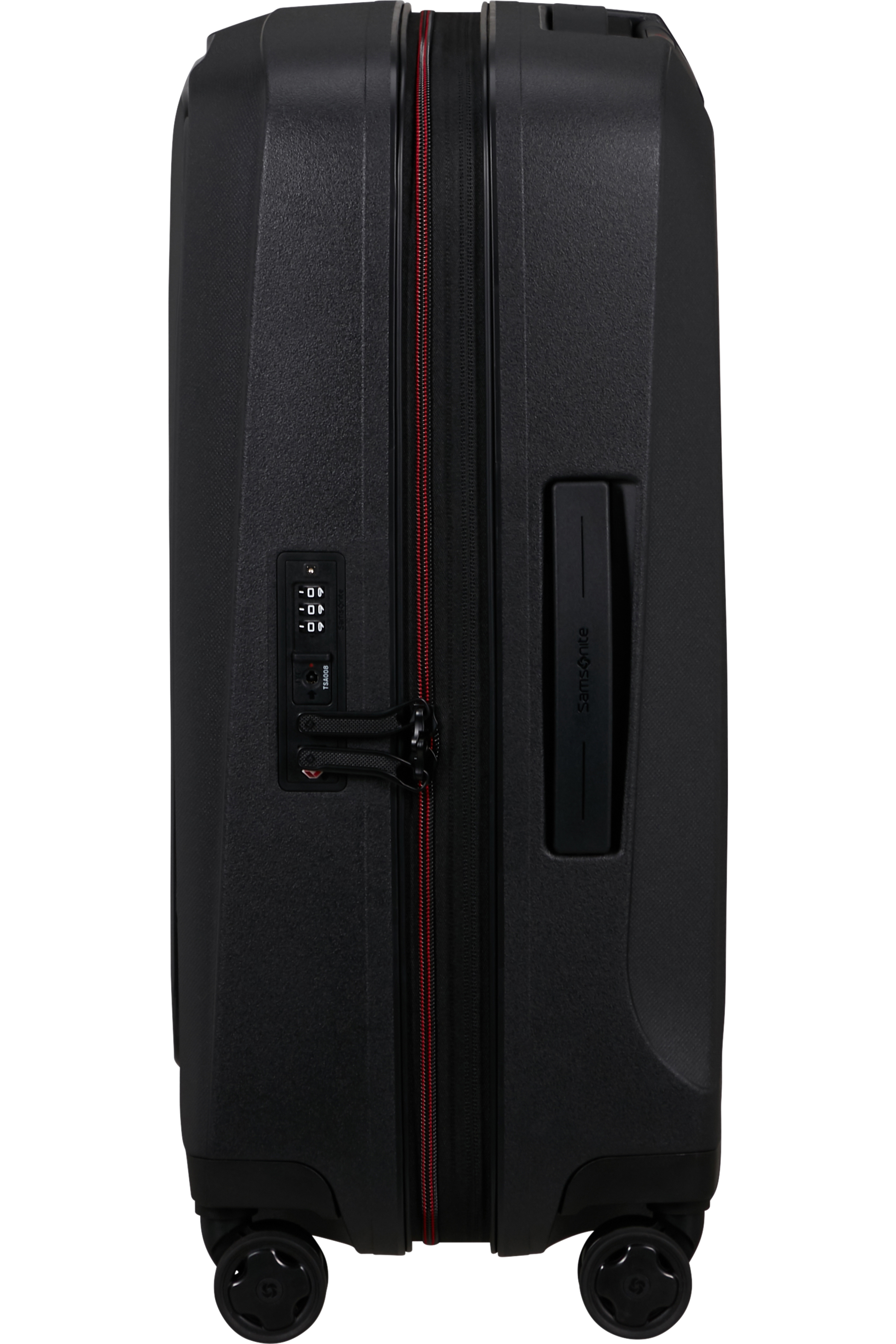 Essens Valise à 4 roues extensible 55cm - Charcoal/Red