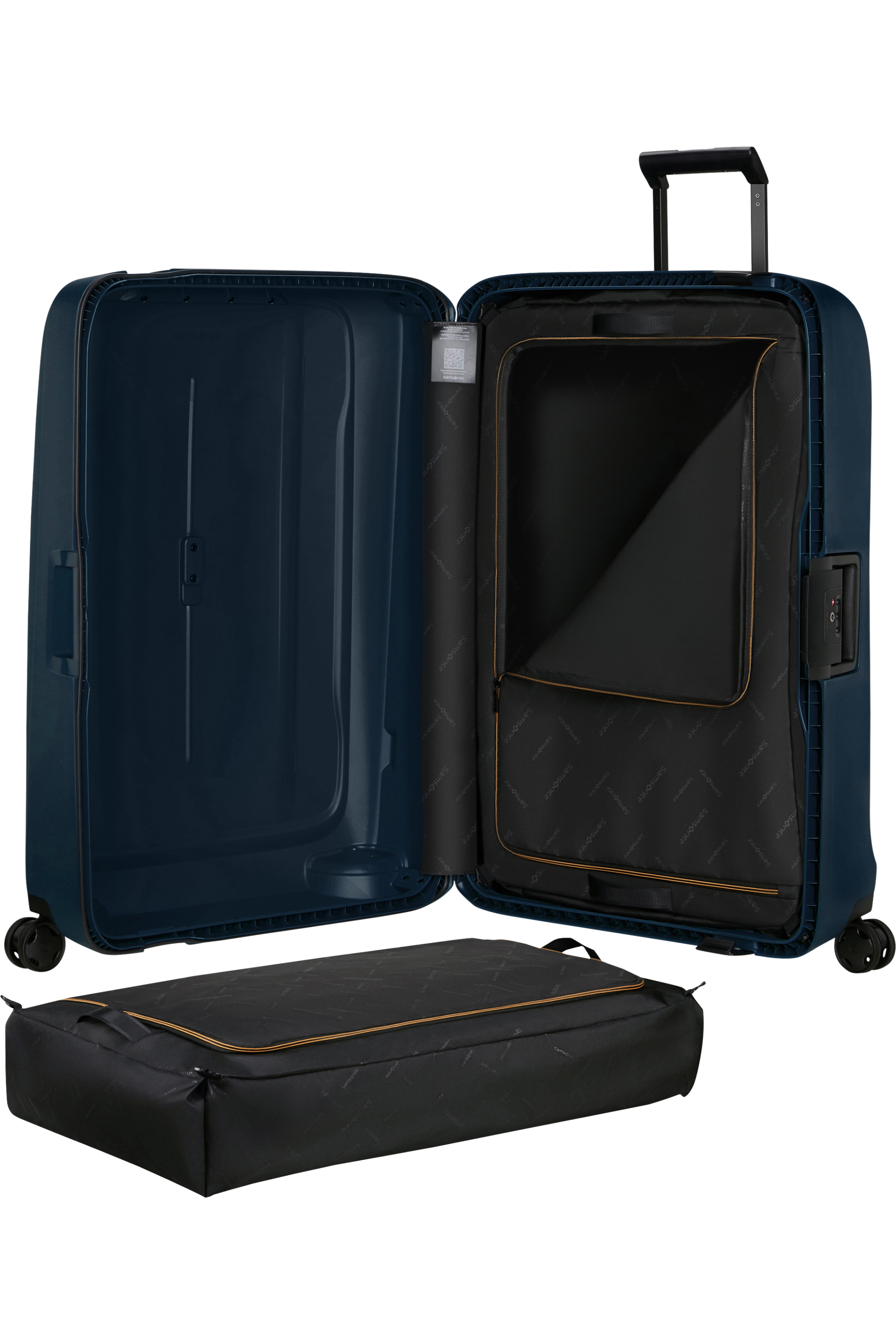 Essens Valise à 4 roues 81cm - Bleu nuit
