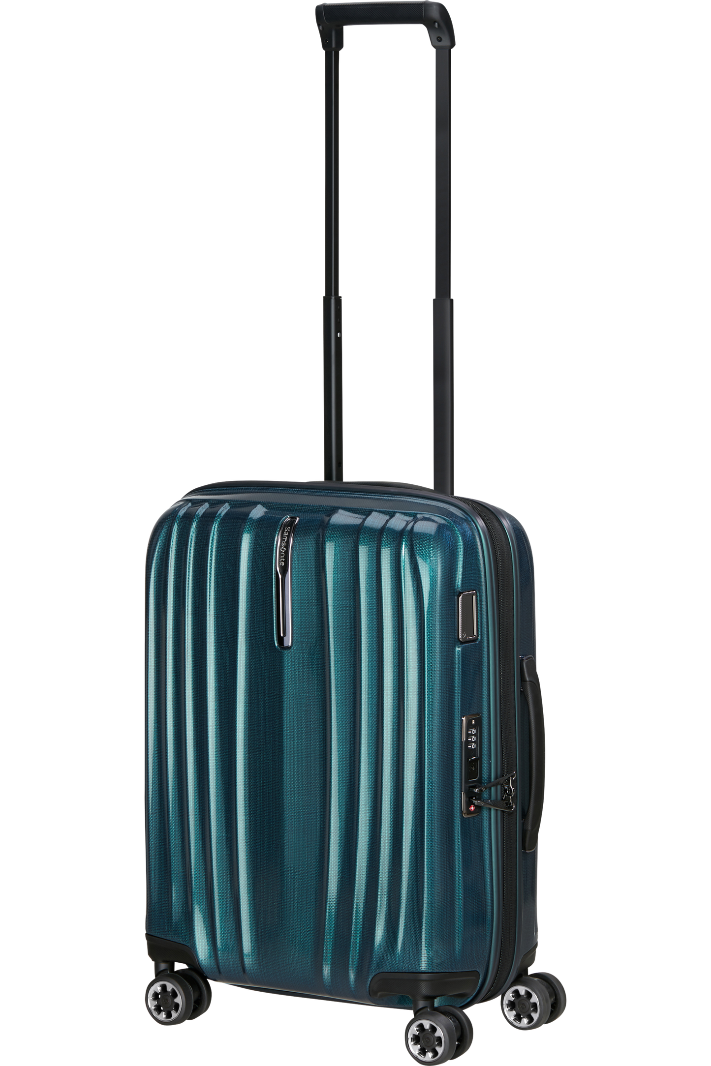 Nexis Valise à 4 roues extensible 55cm - Deep Petrol