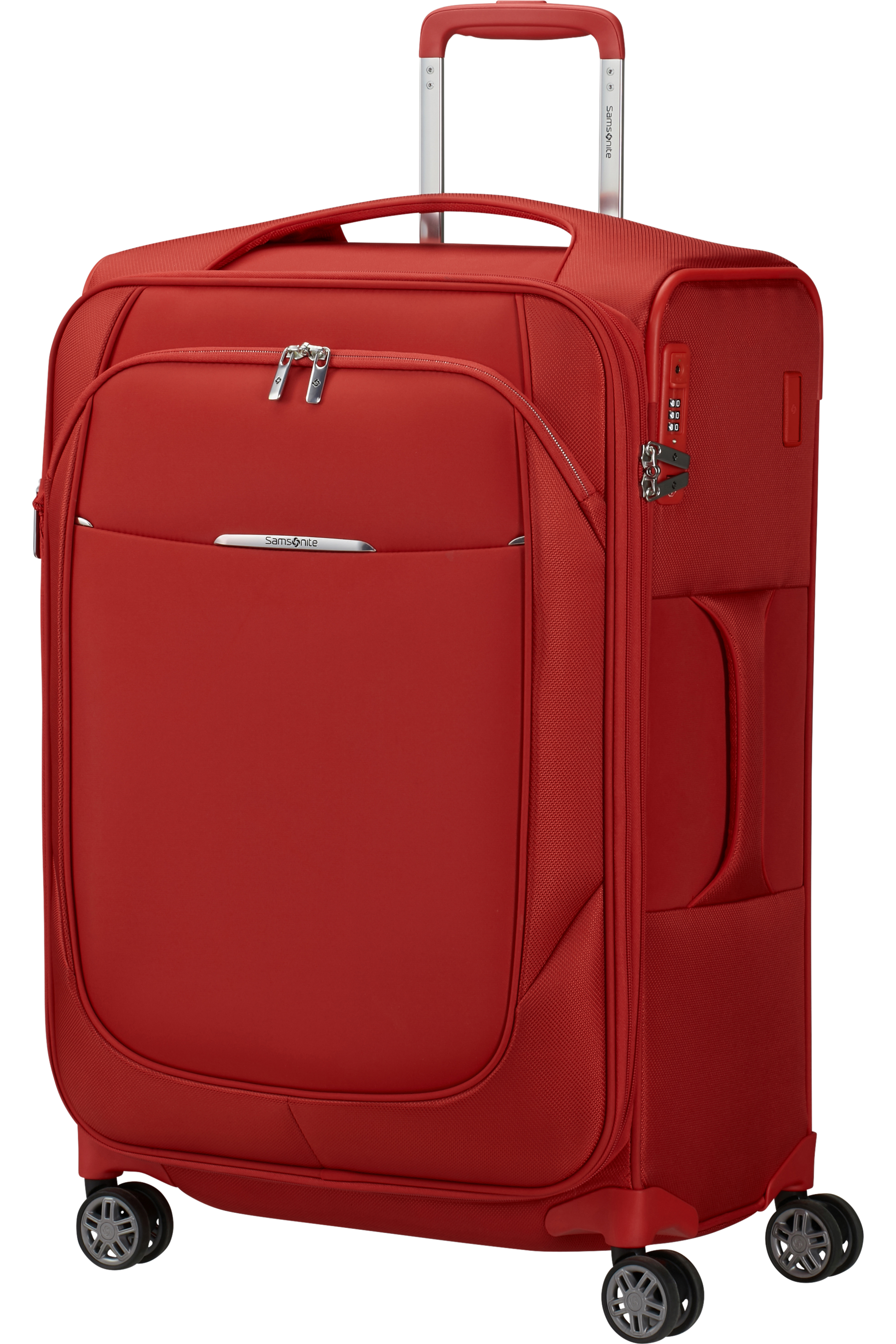 Re-Lite Valise 4 roues extensible 67cm - Rouge Pavot