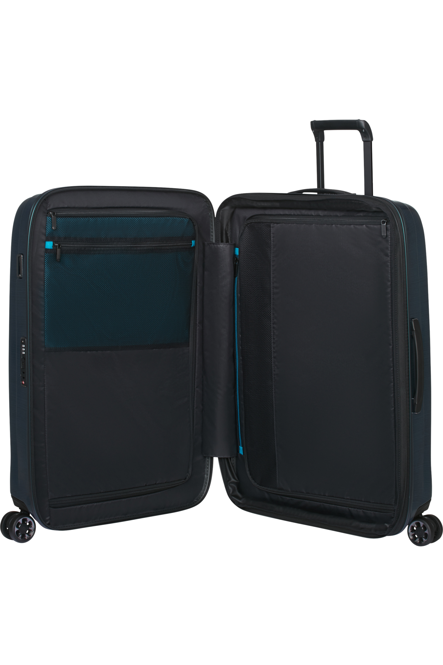Nexis Valise à 4 roues extensible 70cm - Deep Petrol