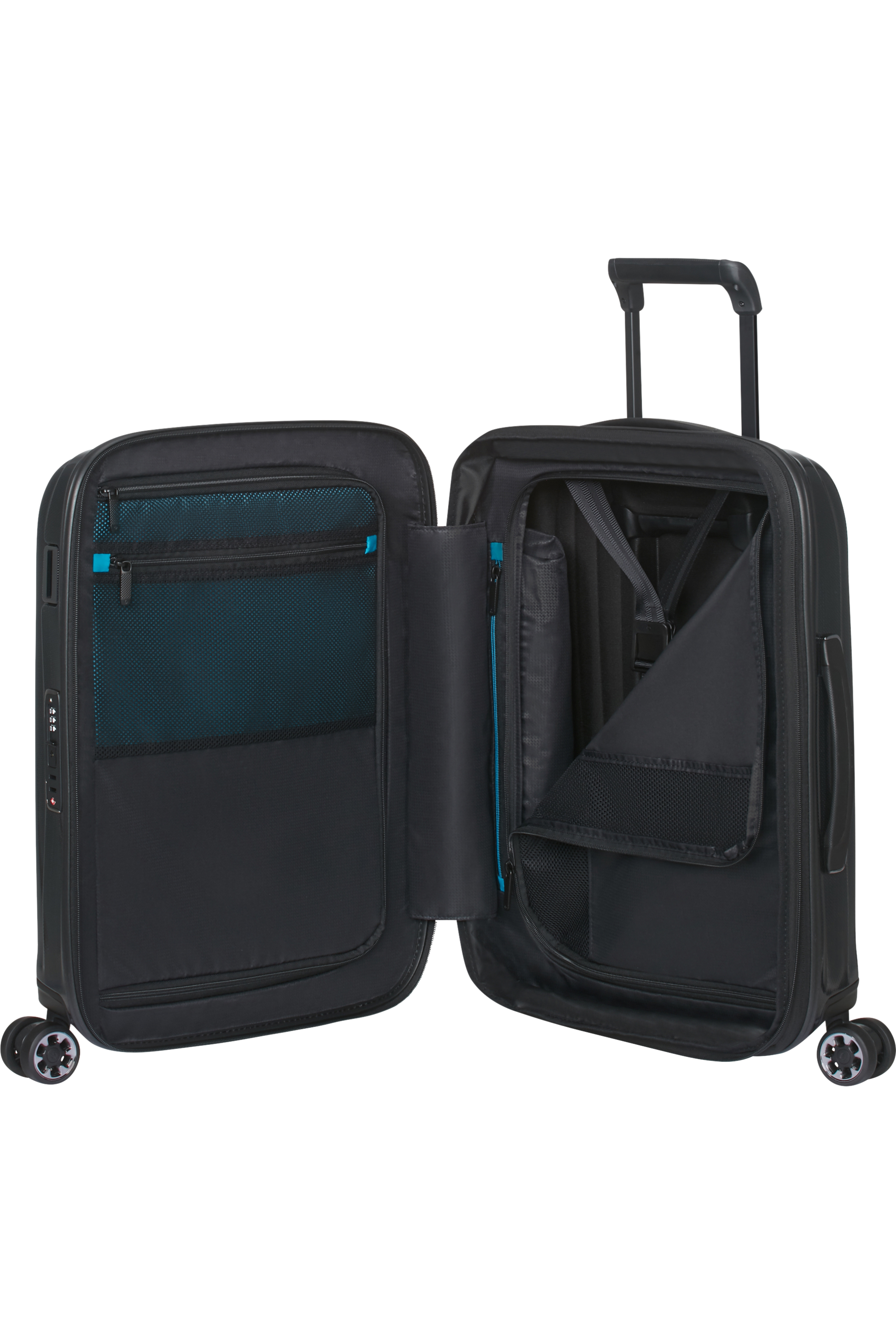 Nexis Valise à 4 roues extensible 55cm - Noir Onyx