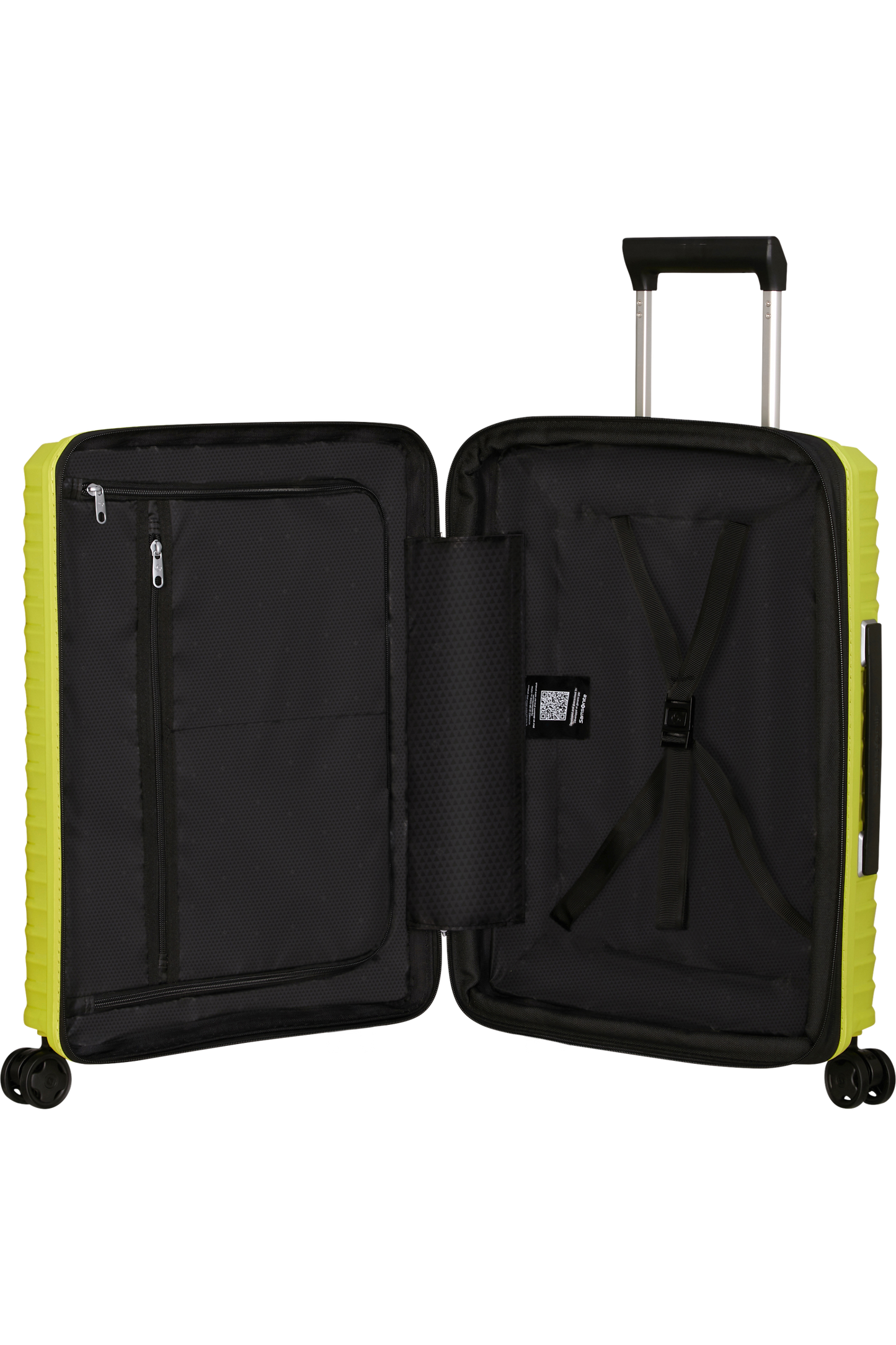 Upscape Valise à 4 roues extensible 55cm - Lime