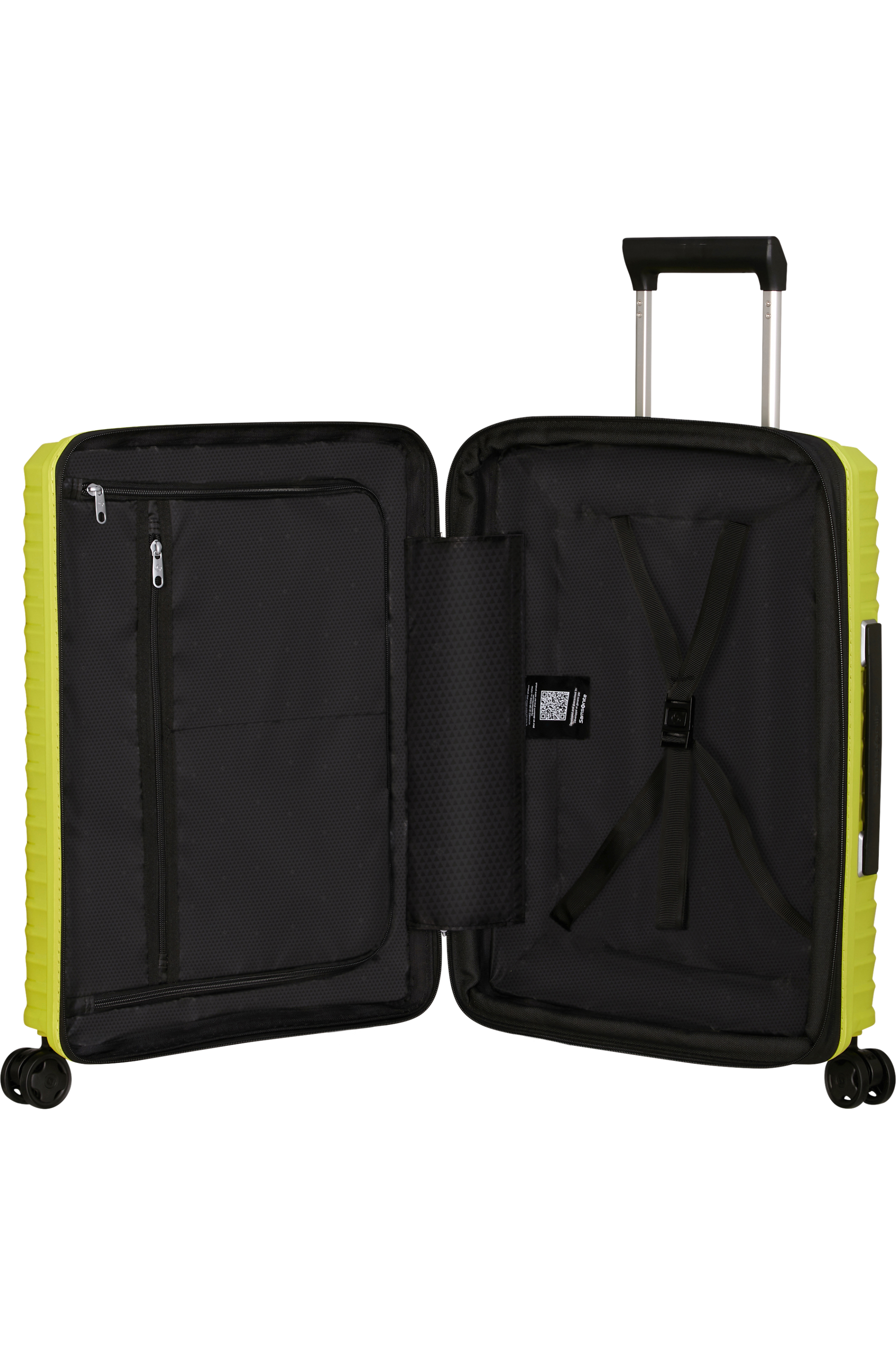 Upscape Valise à 4 roues extensible 55cm - Lime